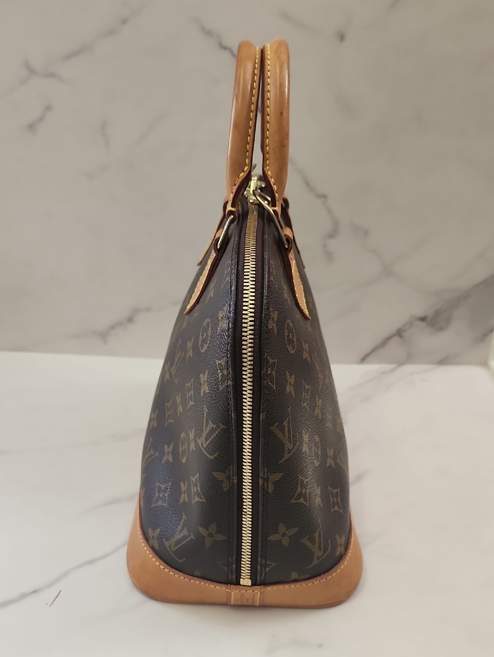 Authentic Vintage Louis Vuitton Monogram Alma PM HandBag With Digital COA - Picture 7 of 13